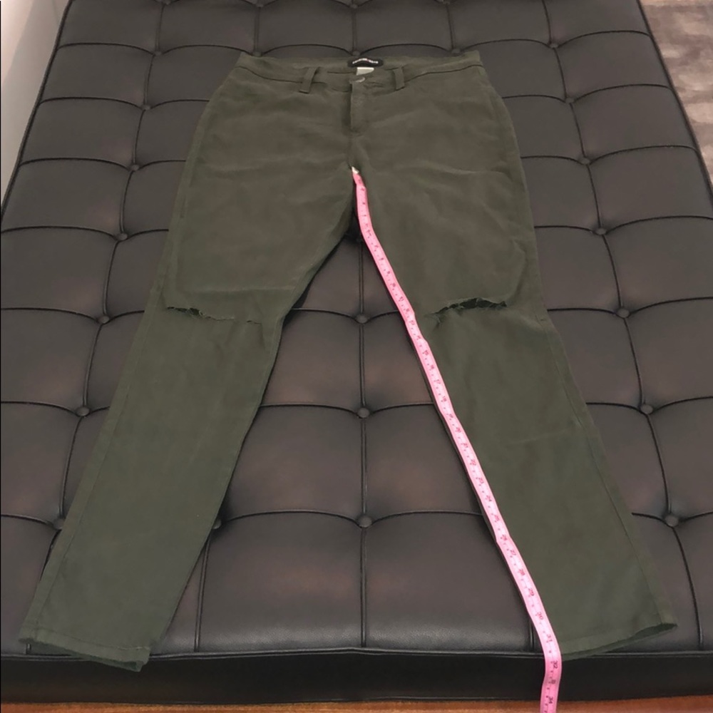 Fashion Nova Olive Canopy Jeans